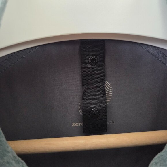 Zero Restriction Full Zip Golf Jacket Mens Size L Gray Green Stretch Technical - Picture 4 of 10